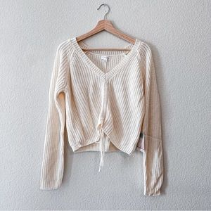 Ivory Cropped Sweater